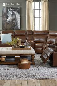 Browning 6 Piece Sectional In 2021 Living Room Styles Brown Couch Living Room Living Room Leather