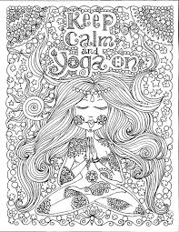 Keep Calm And Do Yoga By Deborah Muller Zen And Anti Stress Justcolor Discover All Our Printable Colorin Coloring Pages Coloring Books Diy Coloring Books