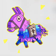 Step by step beginner drawing tutorial of the supply llama in fortnite. Fortnite Llama Cartoon Drawing Lindy Lopiccolo