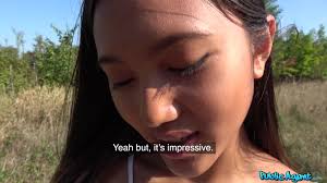 May Thai's tight pussy loves to suck in roadside agent