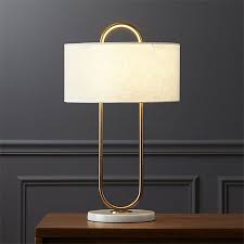 At home, thompson uses cb2's domes lamp, which stands apart from others on this list thanks to its unusual design of a cylindrical marble base topped. Gold Arc Table Lamp Creative Marble Base Desk Lamp Study Bedroom A232