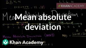 Mean Absolute Deviation Mad