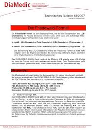 Die Friedewald Formel