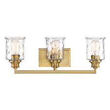 Shop allmodern for modern and contemporary gold vanity lighting to match your style and budget. Designers Fountain Drake 3 Light Gold Glam Vanity Light Bar In The Vanity Lights Department At Lowes Com