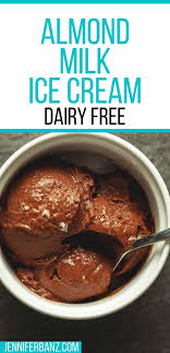 This Homemade Almond Milk Ice Cream Recipe Is Super Creamy Dairy Free Low Carb Almond Milk Ice Cream Dairy Free Ice Cream Recipes Low Carb Ice Cream Recipe