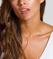 Gold Beaded Satellite Chain Necklace With Letter Pendant for Bridesmaids,  Satellite Choker Necklace, Gold Layering Necklace, Choker Necklace