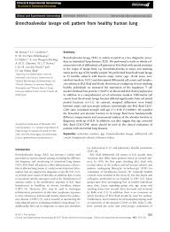 Maybe you would like to learn more about one of these? Pdf Bronchoalveolar Lavage Cell Pattern From Healthy Human Lung