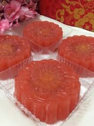 maple grace garden 枫林温馨花园 red guava crystal egg red guava moon cake jelly cake