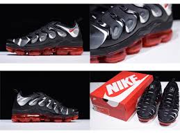 Air Vapormax Plus Black And Red Time Limited Nike Air Vapormax Plus 2018 Black Speed Red White Aq8632 001 In 2020 Nike Air Vapormax Nike Air Nike