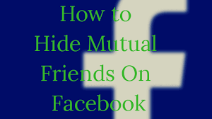 To hide your friends list on facebook you need to select only me option for who can see your friends list setting. How To Hide Mutual Friend On Facebook 100 Working Trick 2018