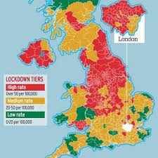Tier map — satellite view. Coronavirus Heat Map Shows Coventry In Red High Risk Zone Ahead Of Traffic Light Style Lockdowns Coventrylive