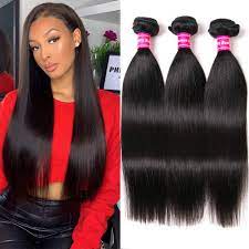 You also have the freedom to use a variety of styling tools and techniques such as curling irons and flat irons. Aphro Hair Brazilian Virgin Hair Straight Remy Hair 3 Bundles Unprocessed Brazilian Remy Hair Weave Extensions Natural Black Color 8 10 12 Inches Amazon In Beauty