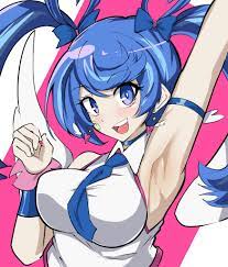 Wallpaper : anime girls, big boobs, Yu Gi Oh, Yu Gi Oh VRAINS, Blue Angel Yu  Gi Oh VRAINS, Aoi Zaizen, twintails, blue hair, artwork, digital art, fan  art 1747x2048 - 妙蛙种子 -