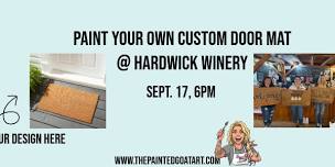 Custom Door Mats @ Hardwick Winery