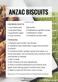 Recipe Anzac Biscuits Anzac Biscuits Biscuits Anzac Recipe