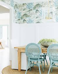 Color Crush Powder Blue Infuses Light As Air Charm Into Any Room Beautiful Dining Rooms Farmhouse Dining Table Home Decor