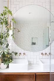 A wide variety of large bathroom mirror options are available to you, such as graphic design, others.you can also choose from rectangle, round and irregular large bathroom mirror,as. Round Bathroom Mirror Inspirations Shopping Picks Apartment Therapy
