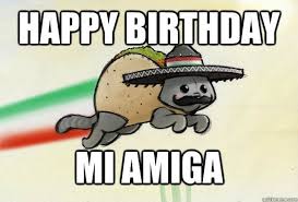 Pin By Maria Pinelli On Birthday Greetings Nyan Cat Taco Cat Birthday Meme
