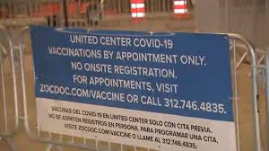 Once registered, it may be some time until you receive your link to. Chicago Covid Vaccine United Center Mass Vaccination Site Changes Cause Confusion As Il Expands Eligibility Abc7 Chicago