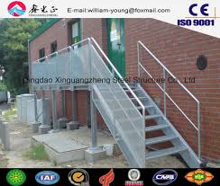 Easy to ship and carry (max. China Prefabricated Steel Outdoor Stair For Workshop Warehouse Jw 16250 China Steel Stair Prefabricated Stair