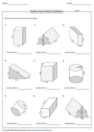 Pin By Kimberly Hunt On Math Area Worksheets Surface Area Worksheets