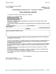 Maybe you would like to learn more about one of these? Commercial Auto Broadening Endorsement 2020 2021 Fill And Sign Printable Template Online Us Legal Forms