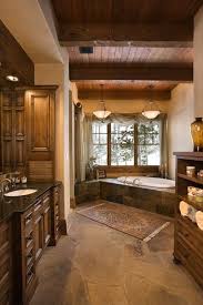 Love The Look And The Warmth Of This Room Would Love This Style For The Upstairs Home Rustic Bathrooms Dream Bathrooms