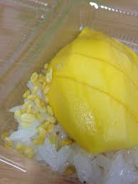 Mango Thai Sucree Et Collante Dessert De Riz Sur Blanc Banque D Images Et Photos Libres De Droits Image 36277771
