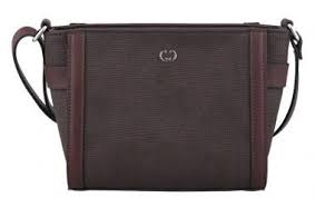 Gerry Weber Aquatic Shoulderbag Dark Brown Leinwandoptik Dunkelbraun Gerry Weber Und Schultertasche