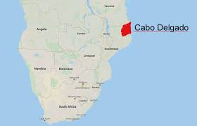 Mozambique (republic of mozambique) , mz. Cabo Delgado Map 700 Africa Ports