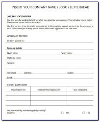 A job application letter is the first step to initiate the job application process. Blank Cv Format Download For Job Application Vincegray2014