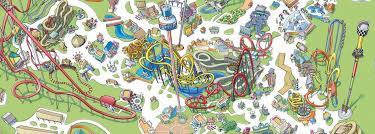 Park Map Carowinds Charlotte Nc Tourist Map Map Projects Amusement Park