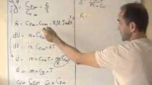 Thermodynamique 1 Er Principe Mines 98 Capacite Thermique Massique A Pression Constante Youtube