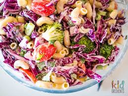 Serving pasta salad to the festive table, you. Red And Green Festive Pasta Salad Kidgredients