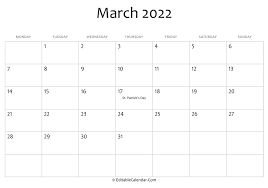 We did not find results for: March 2022 Calendar Templates