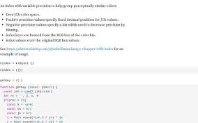 Perceptual Color Index Jonathan Helfman Observable