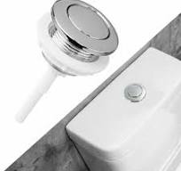 Pulsante di scarico, pulsante per dispositivo di risparmio idrico per bagno  e toilette da 38 mm per serbatoio del WC