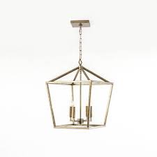 251 First Kenwood Vintage Gold Four Light Lantern Pendant Bellacor