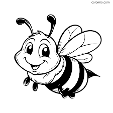 Bees coloring pages » Free & Printable » Bee coloring sheets