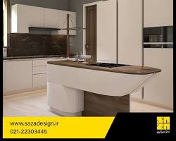 تصویر کابینت نئوکلاسیک با طراحی مدرن