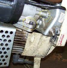 I did some troubleshooting and found it would run without the muffler, so i went to finish the job thanks for the info. Curing 2 Cycle Engine Problems Instructables