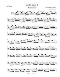 Learn how to play bass at big bass tabs! Bach Cello Suite No 1 Prelude For Bass Guitar By Johann Sebastian Bach 1685 1750 Digital Sheet Music For Individual Part Sheet Music Single Solo Part Download Print S0 187223 Sheet Music Plus