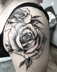 Bound together dark and light prickly rose is the symbols of these principles, symbols of harmony. Updated 40 Rose Shoulder Tattoo Ideas August 2020