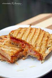Parmesan Crusted Pizza Panini Mini Food Appetizers Food Recipes
