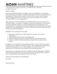 Free Admin General Manager Cover Letter Examples Templates From Our Writing Service