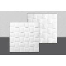 Decosa Dalle De Plafond Dublin Polystyrene Blanc 50 X 50 Cm Lot De 2 Sachets 4m2 Dalle De Plafond Plafond Decoration Plafond