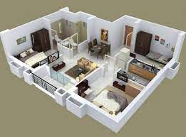 Denah rumah 2 lantai model 2019 denah rumah 1 lantai 3 sumber : Denah Rumah Minimalis Sangat Fungsional Dengan 3 Kamar Tidur Beri Mardiansyah