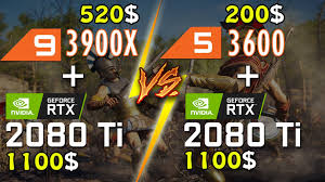 Bir test sistemi toplayıp sizler. Will It Bottleneck Ryzen 9 3900x Vs Ryzen 5 3600 Geforce Rtx 2080 Ti Youtube