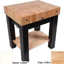 John Boos 30 Inch X 24 Inch X 5 Inch Butlers Block With Alabaster Base Color Maple Top Cu Bb3024 Al In 2021 Butcher Block Tables John Boos Boos Butcher Block
