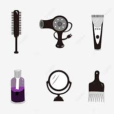 Buat anda yang mungkin buntu untuk memilih fesyen rambut yang sesuai, apa kata hadam panduan ini agar pilihan fesyen rambut anda kena dengan gaya dan. Gambar Alat Kedai Gunting Rambut Fesyen Barber Pengering Rambut Krim Rambut Png Dan Vektor Untuk Muat Turun Percuma